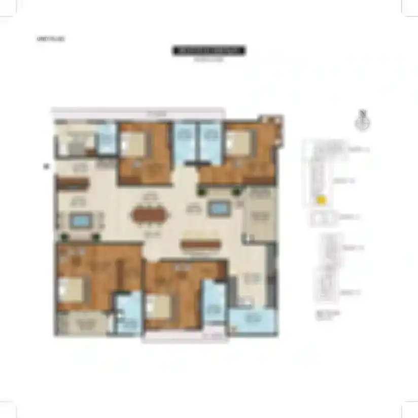 4 BHK Floor Plan
